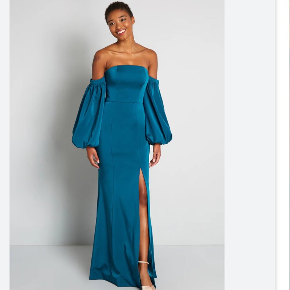 Modcloth In Walked Elegance Maxi Dress NWT